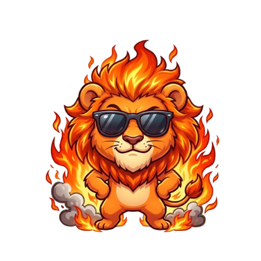 Change this emote's expression to cool and confident with sunglasses, a smirk, and a relaxed pose. Keep the exact same character design, outfit, colors, and art style.