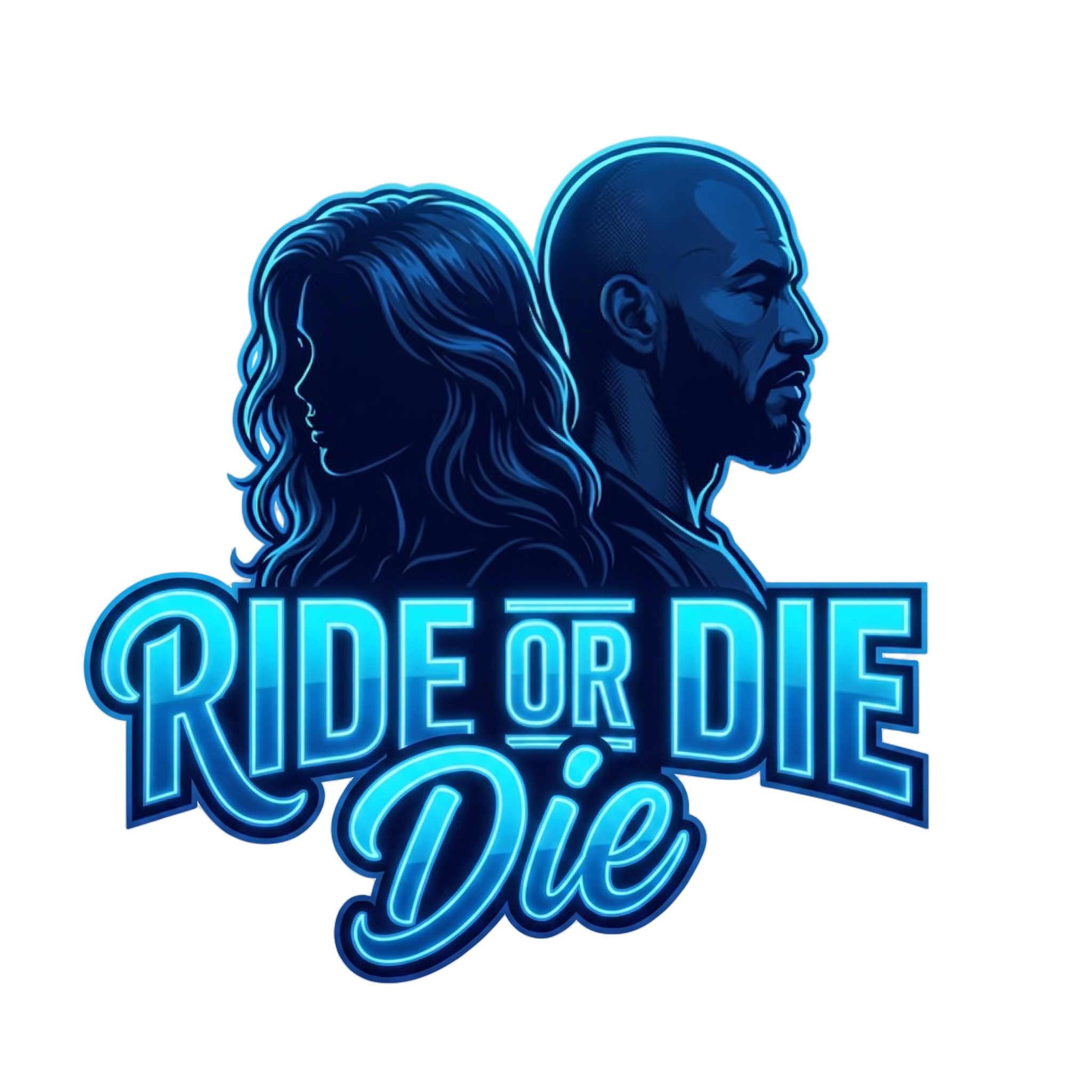Change the font of the ride or die into something that looks a bit better and also remove the handlebars and skull at the bottom