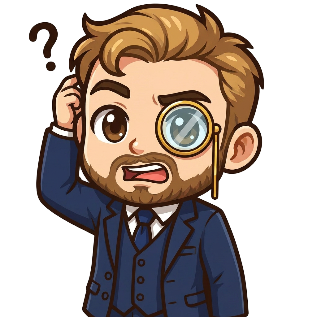 A young man in a 3 piece navy suit, blonde / brown hair and a well-kept beard with a monachal looking
