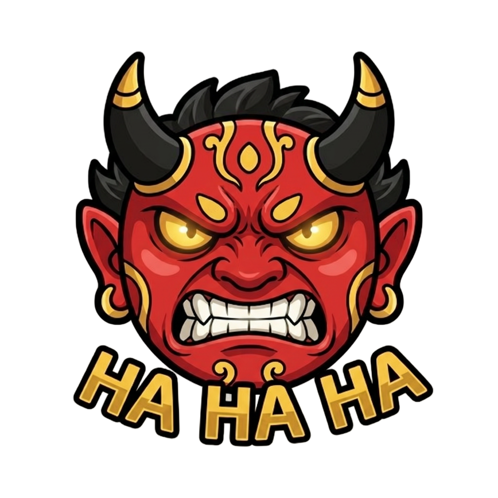 Change this emote's expression to angry with furrowed brows, gritted teeth, and a red face. Keep the exact same character design, outfit, colors, and art style.