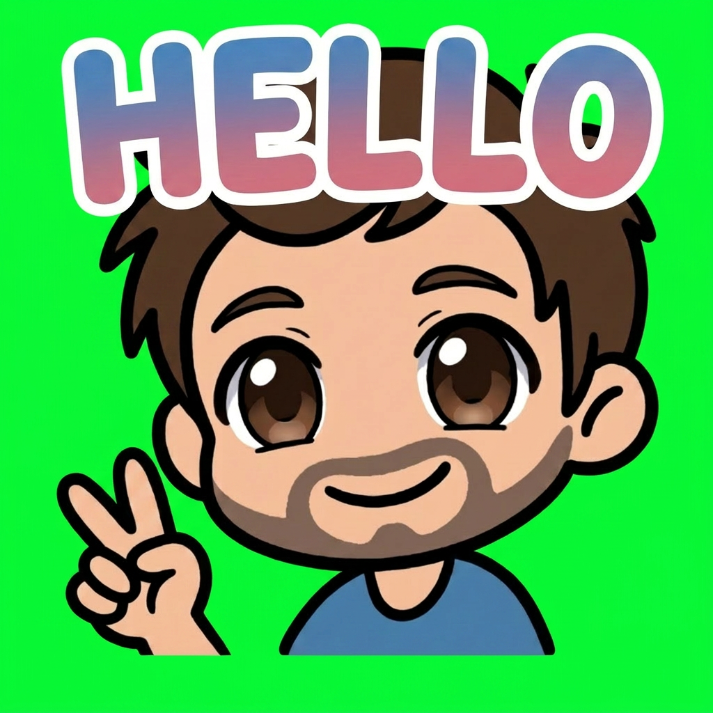 Je veux le fond en vert (en gardant le contour du Hello en blanc) pour facilement rendre le fond transparent