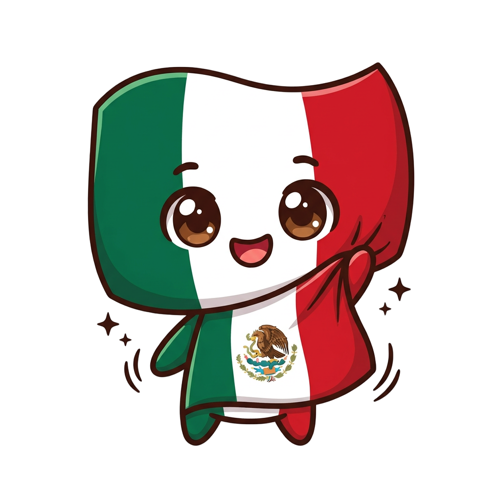 waving Mexican flag