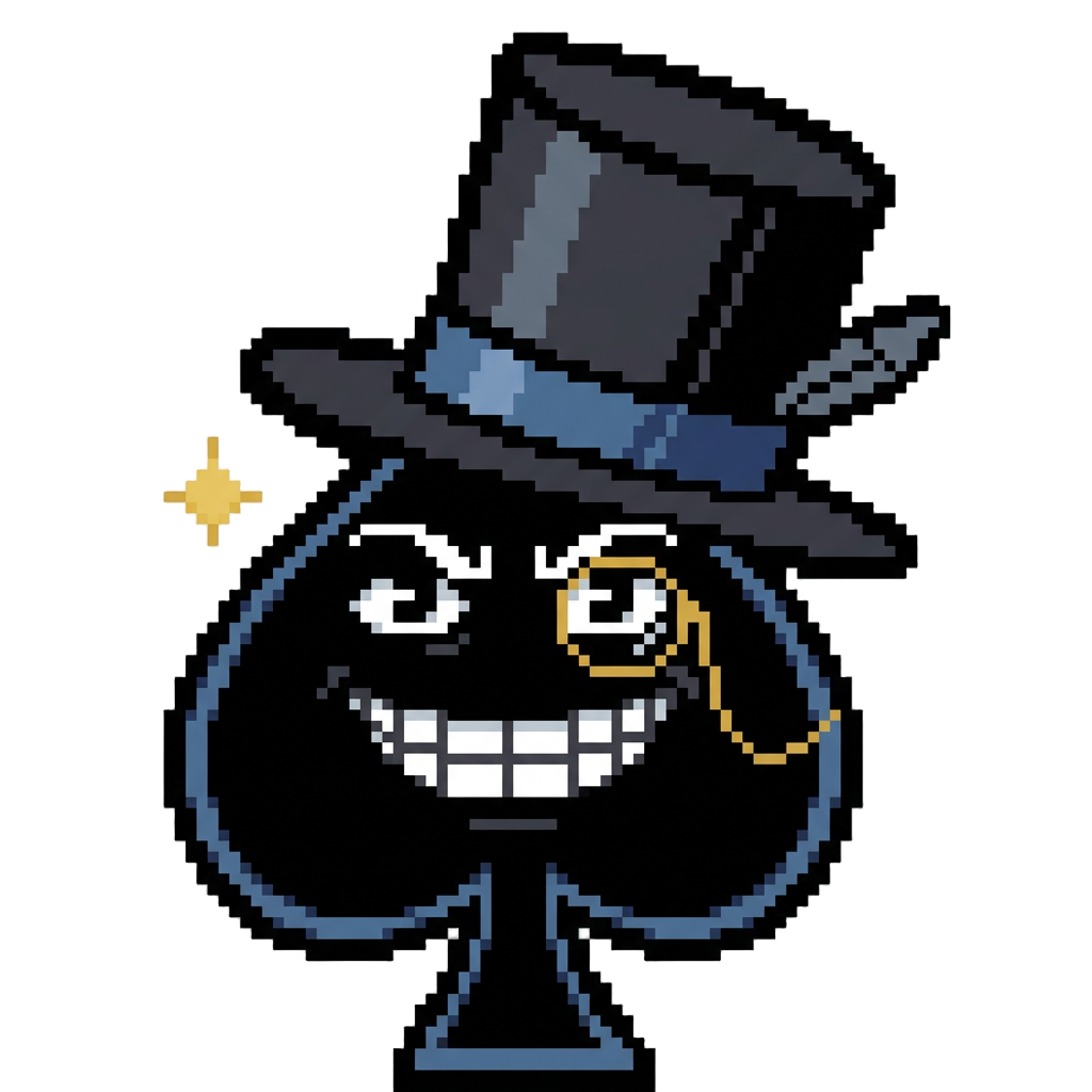 A simple spade with a tophat