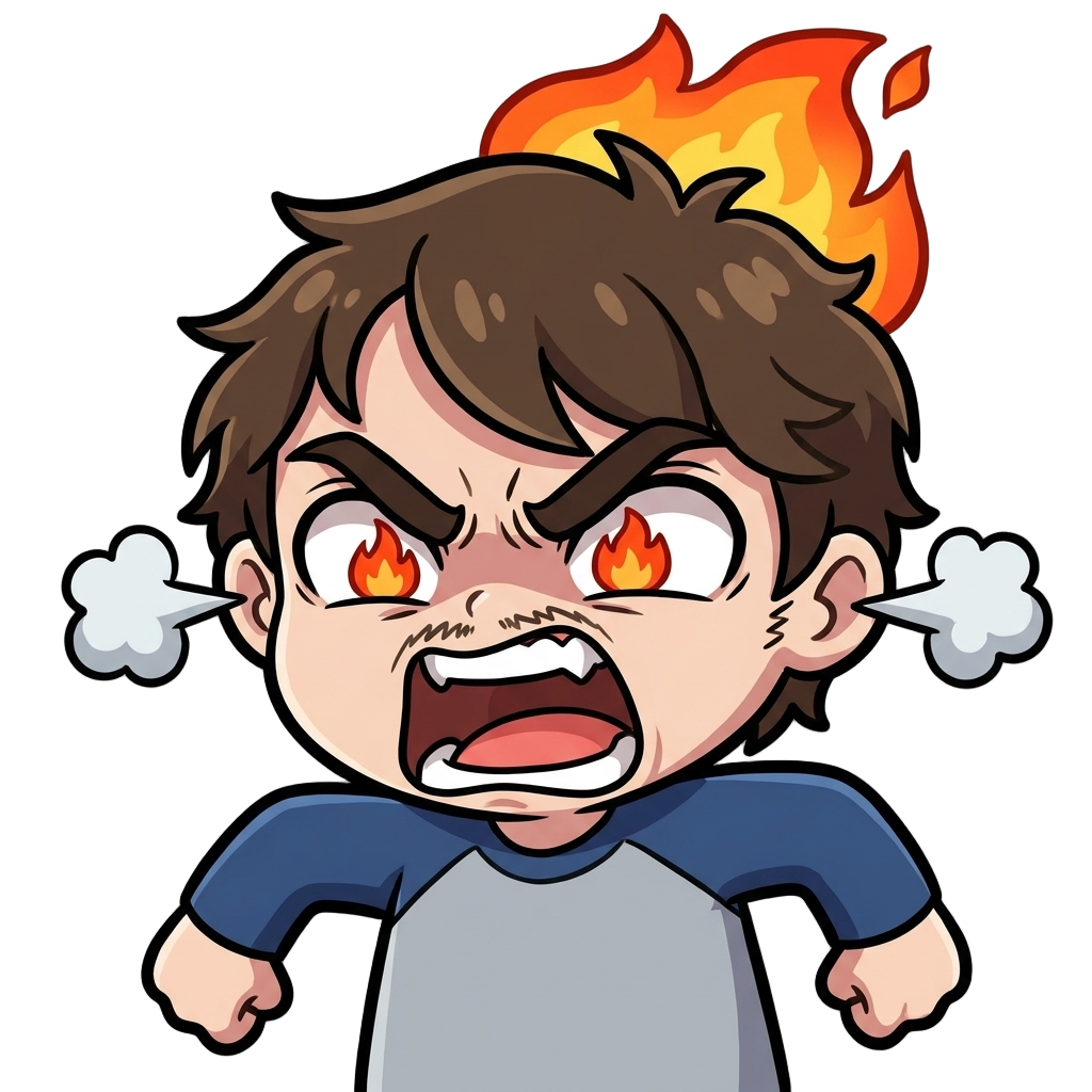 a person angery
