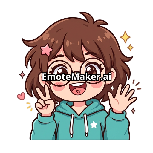 cute cartoon girl with glasses