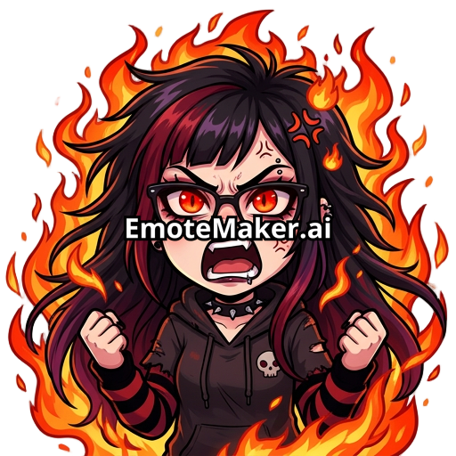 cute emo girl with glasses long hair