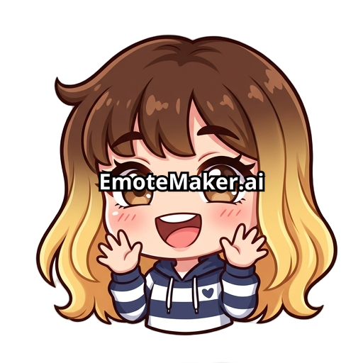 clear color separation in hair, brown top hair, blonde bottom hair, visible gradient, not full blonde hair