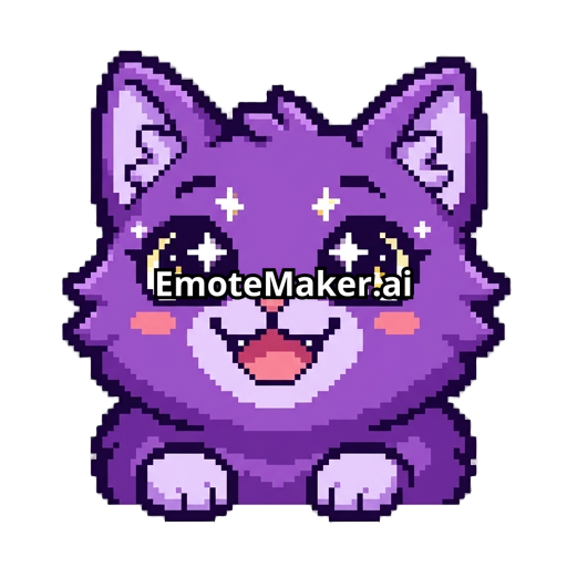 cute purple cat