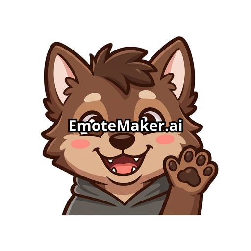 brown cartoon wolf