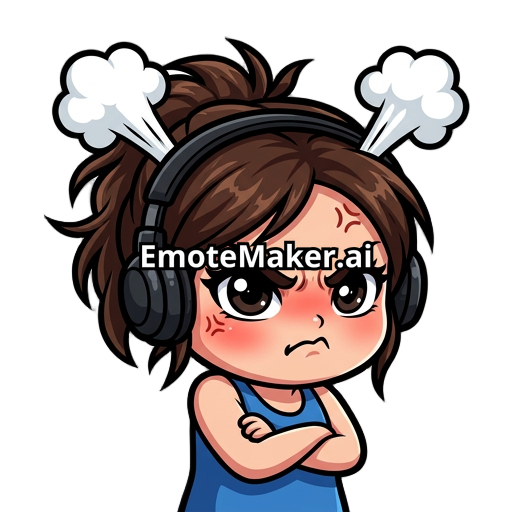 brunette girl with a blue tank top wearing headphones