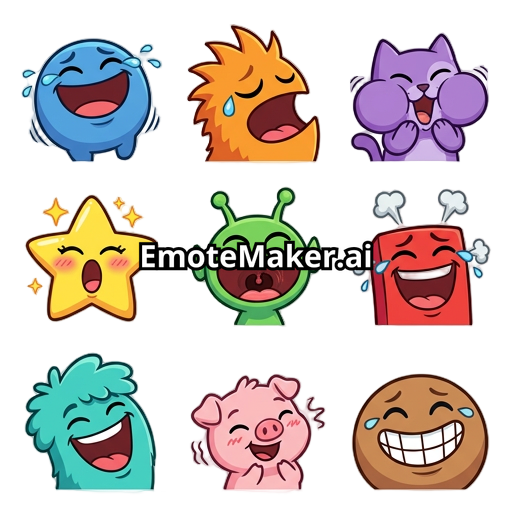 crea varios emotes divertidos y chistosos a la vez con un tamaño de Ser cuadrada y estar en formato .gif Tener un tamaño máximo de 1 MB Tener una resolución de entre 112 x 112 y 4096 x 4096 píxeles No puede contener más de 60 fotogramas