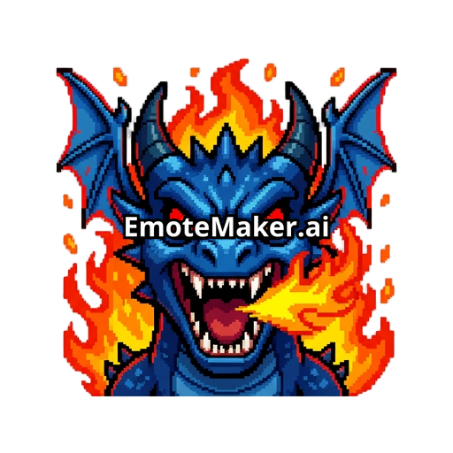 a blue dragon