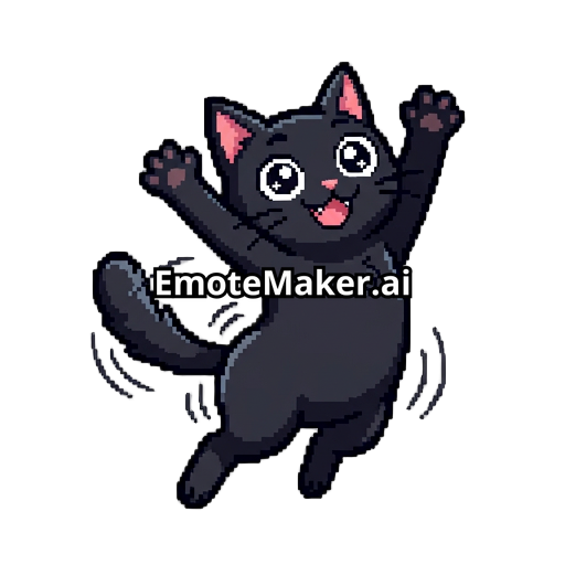 a black cat shacking his butt