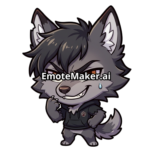 wolf male, furry, hehe,mean face