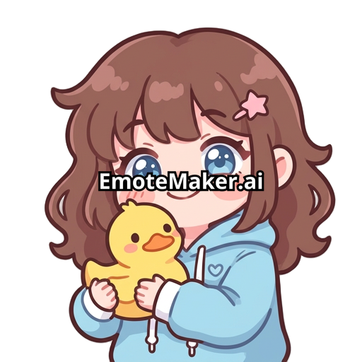 A cute girl with brown hair and blue eyes holding a duckie.