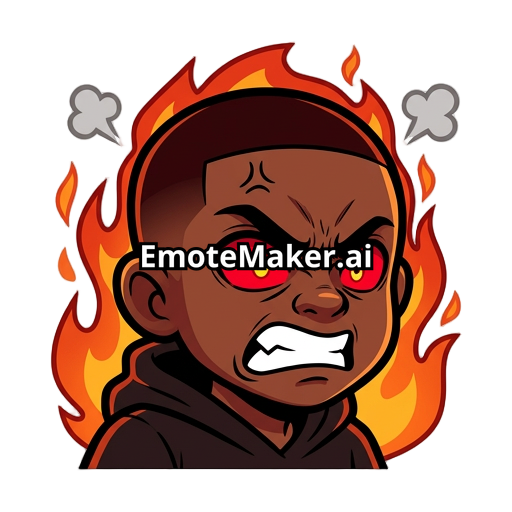 a mad black boy with a bald fade