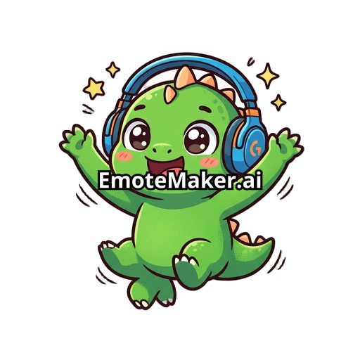 cute dinosaur with headphones