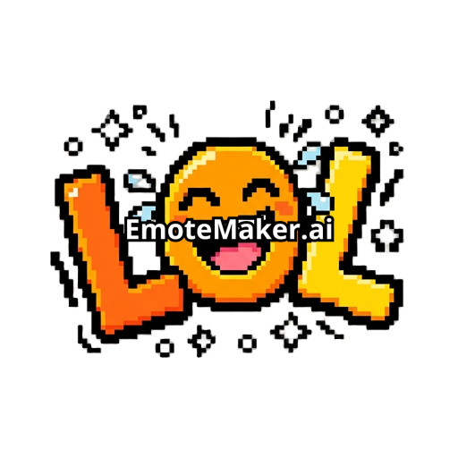Make an Emote that says LOL