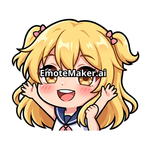 blonde anime girl with brown eyes
