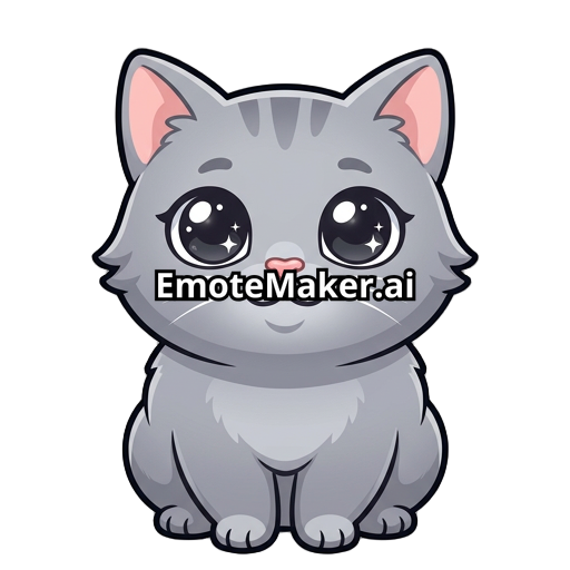 grey cat with cute eyes