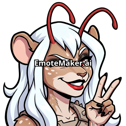 Martian Mice Form. NP. The Leader. she has long Diamond white hair. Fur: Light brown with delicate white spots. her eye color is Red, and she has Black up lips and Red down lips, and two red antenna on head, black eyeshadow, and Black nails. No piercings and No tail ring and No earring. ( Biker Mice From Mars. )