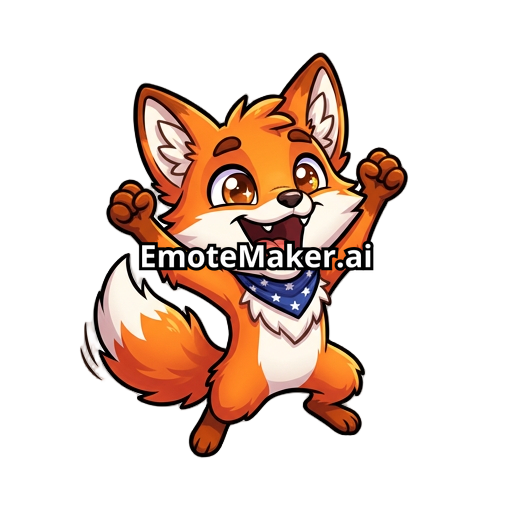 TWITCH EMOTES SET OF A MALE FOX